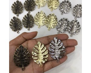 PINGENTE COSTELA DE ADÃO EM METAL KIT C/ 3 UN