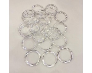 ARGOLA ACRILICA DE 50MM 12 UN