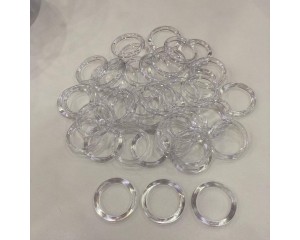 ARGOLA ACRILICA DE 30MM 12UN