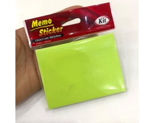 BLOCO AUTOADESIVOS COM 100 FOLHAS
