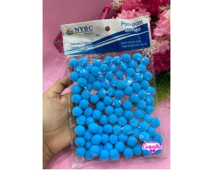 POMPOM 14MM COM 100 UNIDADES