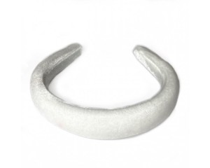 TIARA CAMURÇA ACOLCHOADA 30MM