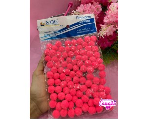 POMPOM 14MM COM 100 UNIDADES