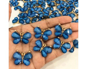 APLIQUE BORBOLETA DE METAL (KIT C/ 2 UN)