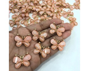 APLIQUE BORBOLETA DE METAL (KIT C/ 2 UN)