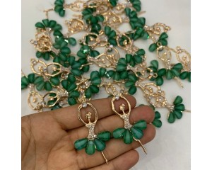 APLIQUE BAILARINA EM METAL (PCT C/ 2 UN)