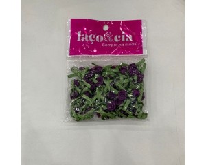 FLOR ROCOCO COM LAÇO 10MM (PCT C/ 50 UN)