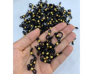 ARGOLA DE SILICONE COM MOLINHA PARA CORDAO DE OCULOS (PCT C/ 10 UN)