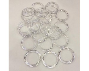 ARGOLA ACRILICA DE 50 MM (PCT C/ 48 UN)