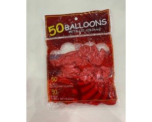 BALOES METALICOS 50 UNIDADES