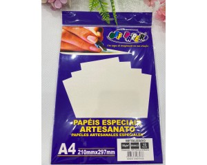 PAPEL METALIZADO A4 150 G/M COM 15 FOLHAS