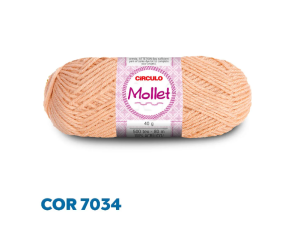 LÃ MOLLET CIRCULO PCT C/ 5 UNIDADES DE 40 G CADA