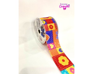 Fita Gorgurão Junina EGL 009TR 38mmx10m