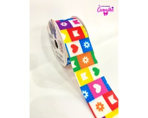 Fita Gorgurão Junina EGL 009TR 38mmx10m