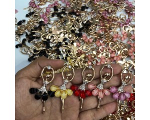 APLIQUE BAILARINA METAL  KIT C/ 4UN (Sortidas)